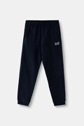 EA7 Emporio Armani spodnie dresowe dziecięce z bawełną granatowe regular waist 7B000163 AF10368