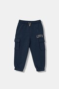 Levi's pantaloni de trening pentru copii CARGO JOGGER culoarea bleumarin, cu imprimeu, 8EN651