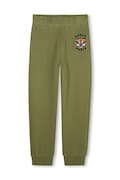Kenzo Kids pantaloni de trening din bumbac pentru copii culoarea verde, cu imprimeu, K61455