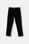 United Colors of Benetton pantaloni copii culoarea negru, uni, 4HM6CF04X
