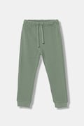 Dětské bavlněné tepláky United Colors of Benetton zelená barva, 3J68GF027