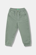 United Colors of Benetton pantaloni per bambini colore verde 4RHPGF021