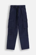 Coccodrillo pantaloni culoarea bleumarin, CITY RACING BOY JUNIOR