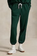 Polo Ralph Lauren spodnie dresowe damskie kolor zielony gładkie 211971700