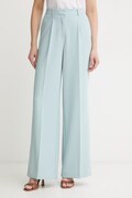 BOSS Orange штани wide leg жіночі C_Tiwi2 блакитні high waist 50545580
