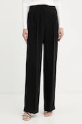 Guess spodnie THEOLINE damskie kolor czarny szerokie high waist W5YB08 WGHC2