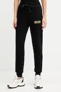 Versace Jeans Couture pantaloni de trening din bumbac culoarea negru, cu imprimeu, 79HAAT06 CF01T