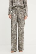 Штани Marciano Guess LOREDANA колір коричневий прямі середня посадка 5YGB24 7298A