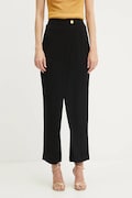 Marciano Guess spodnie ARIANA damskie kolor czarny proste high waist 5YGB06 7341A