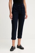 United Colors of Benetton spodnie damskie kolor granatowy proste high waist 4FRXDF08E
