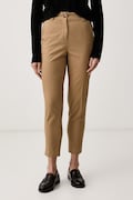 United Colors of Benetton spodnie slim fit damskie zielone regular waist 4FRXDF096