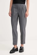 United Colors of Benetton pantaloni culoarea gri, fason tigareta, high waist, 4X8MDF081