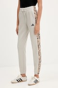 Παντελόνι φόρμας adidas 3-Stripes χρώμα: μπεζ, KB8511