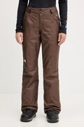 Παντελόνι σκι The North Face Sally Insulated χρώμα: καφέ, NF0A7WYJ1OI1