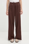 Tepláky adidas Originals Firebird Tp dámské, hnědá barva, s aplikací, KD2526
