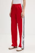 adidas Originals spodnie dresowe Adibreak Pt damskie kolor czerwony z aplikacją JY1354