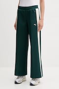 Puma pantaloni de trening culoarea verde, 629803