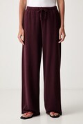 American Vintage спортивні штани жіночі бавовняні з еластаном сірі high waist ATU05B