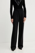 Guess spodnie JOANDRA damskie kolor czarny proste high waist W5BB08 W2402