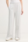 Tommy Hilfiger pantaloni de trening pentru femei, cu bumbac gri high waist UW0UW06180
