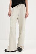Karl Lagerfeld Jeans pantaloni de trening din bumbac culoarea bej, cu imprimeu, A4W10080