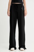 Karl Lagerfeld Jeans pantaloni de trening din bumbac culoarea negru, cu imprimeu, A4W10080