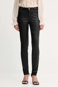 Morgan spodnie damskie kolor czarny dopasowane high waist PALAO