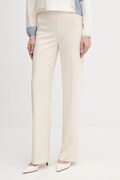 Joseph Ribkoff spodnie damskie kolor beżowy proste high waist 153088F25