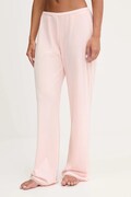 Juicy Couture spodnie lounge damskie kolor różowy proste high waist JCLBJ225508