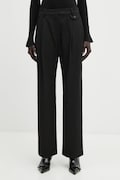 Панталон WRSTBHVR Dorea в черно със стандартна кройка, с висока талия W8025SB.3135