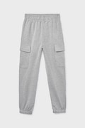Mayoral pantaloni de trening jogger cargo culoarea gri, 7578