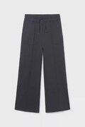 Дитячі штани Mayoral wide leg колір чорний 7579