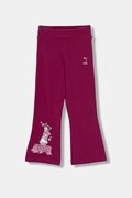 Detské tepláky Puma PUMA X HELLO KITTY & FRIENDS Flared Leggings fialová farba, s potlačou, 632388