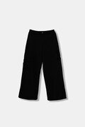 United Colors of Benetton pantaloni tuta in cotone bambino/a colore nero 3NBMCF06O