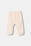 United Colors of Benetton spodnie sztruksowe niemowlęce kolor beżowy gładkie 4O5GAF01Q