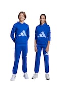 adidas pantaloni de trening pentru copii culoarea bleumarin, cu imprimeu, JV9916