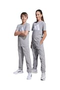 Дитячі спортивні штани adidas колір сірий меланж JV9996