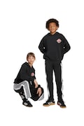 Dječji donji dio trenirke adidas Originals boja: crna, s aplikacijom, JX1091