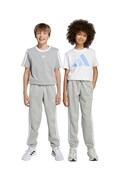Дитячі спортивні штани adidas колір сірий з аплікацією JY4995