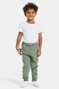 Панталон Didriksons SILJAN KIDS PNT в зелено с изчистен дизайн 505901