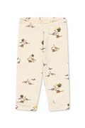 Konges Sløjd spodnie niemowlęce BASIC PANTS GOTS kolor beżowy wzorzyste KS103706