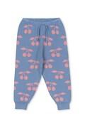 Παιδικό βαμβακερό παντελόνι Konges Sløjd LAPIS KNIT PANTS GOTS χρώμα: μοβ, KS103855