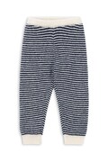 Konges Sløjd spodnie z dodatkiem alpaki dziecięce BERLE KNIT PANTS kolor granatowy wzorzyste KS103717