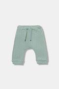 United Colors of Benetton spodnie dresowe niemowlęce kolor turkusowy gładkie 3JOEAF02G