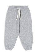 Otroška bombažna trenirka Konges Sløjd LOU SWEAT PANTS OCS siva barva, KS104345