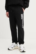 Karl Lagerfeld Jeans spodnie dresowe męskie kolor czarny z nadrukiem A1M10001