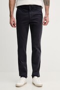 United Colors of Benetton spodnie chinos męskie bawełniane z elastanem granatowe regular waist 4TZYUF04P
