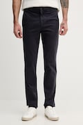 United Colors of Benetton spodnie chinos męskie bawełniane z elastanem granatowe regular waist 4TZYUF04P