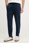 Armani Exchange спортивні штани чоловічі бавовняні темно-сині regular waist