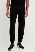 EA7 Emporio Armani spodnie dresowe bawełniane męskie kolor czarny z aplikacją AF13512.7M000906